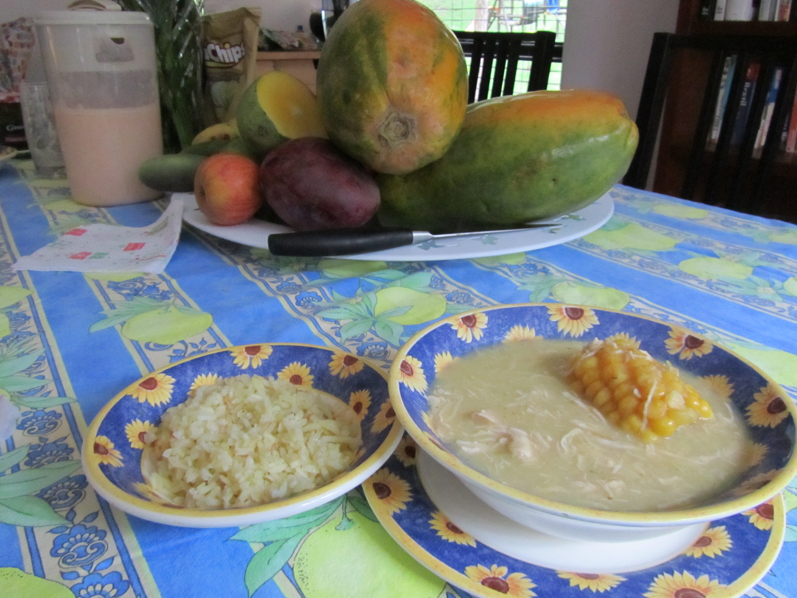 ボゴタ旅行 2 フルーツとコロンビア家庭料理 日々収穫