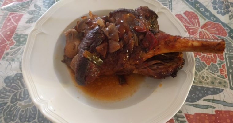 子羊のひざ肉 (souris d’agneau) レシピ